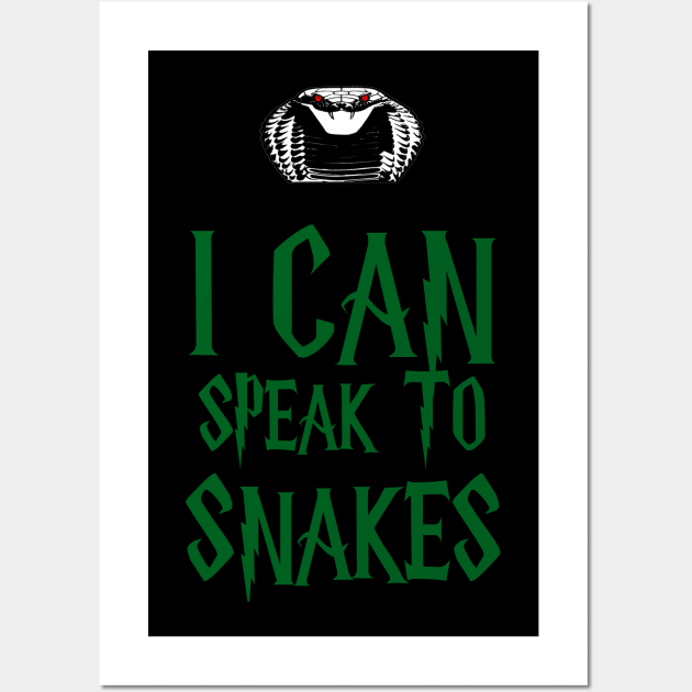 I Can To Speak To Snakes Wall Art by babydollchic